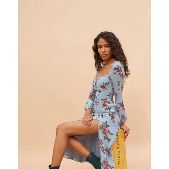 NEW! Reformation Shelby Long Sleeve Dress - Picture 4 of 13